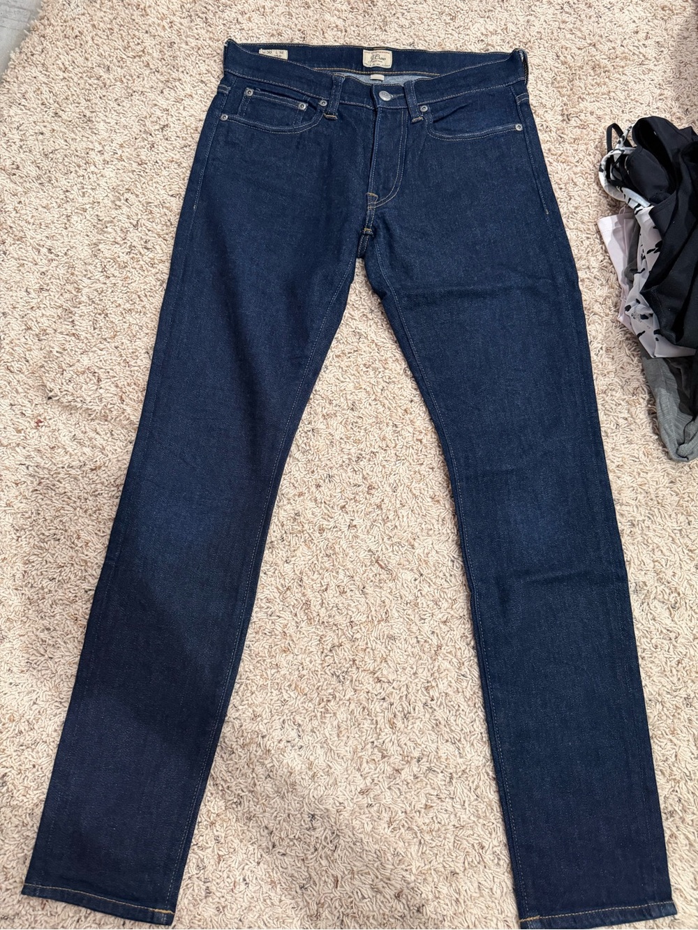 J. Crew Slim Straight Dark Indigo Jeans